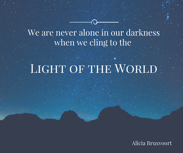 When We Feel Alone in Our Darkness…