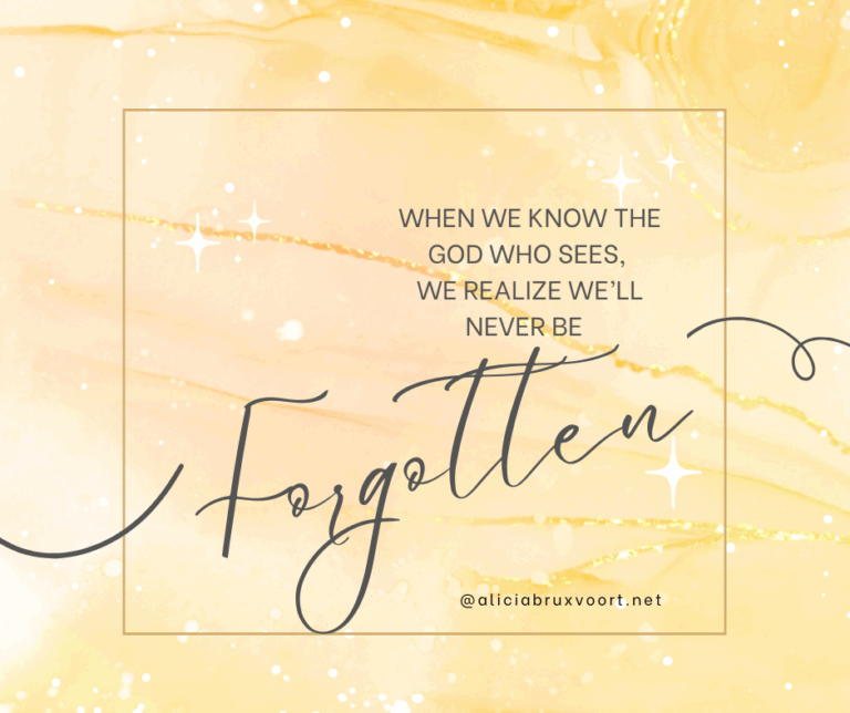 How to Know For Sure You’re Not Forgotten